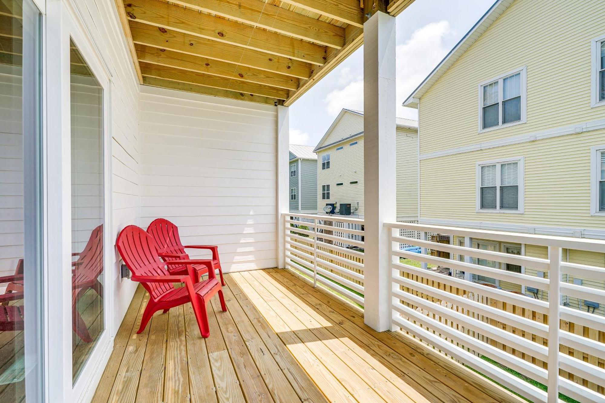 Carolina Beach Vacation Rental With Rooftop Terrace Eksteriør billede